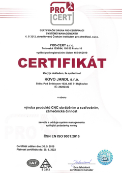 Certifikát 4